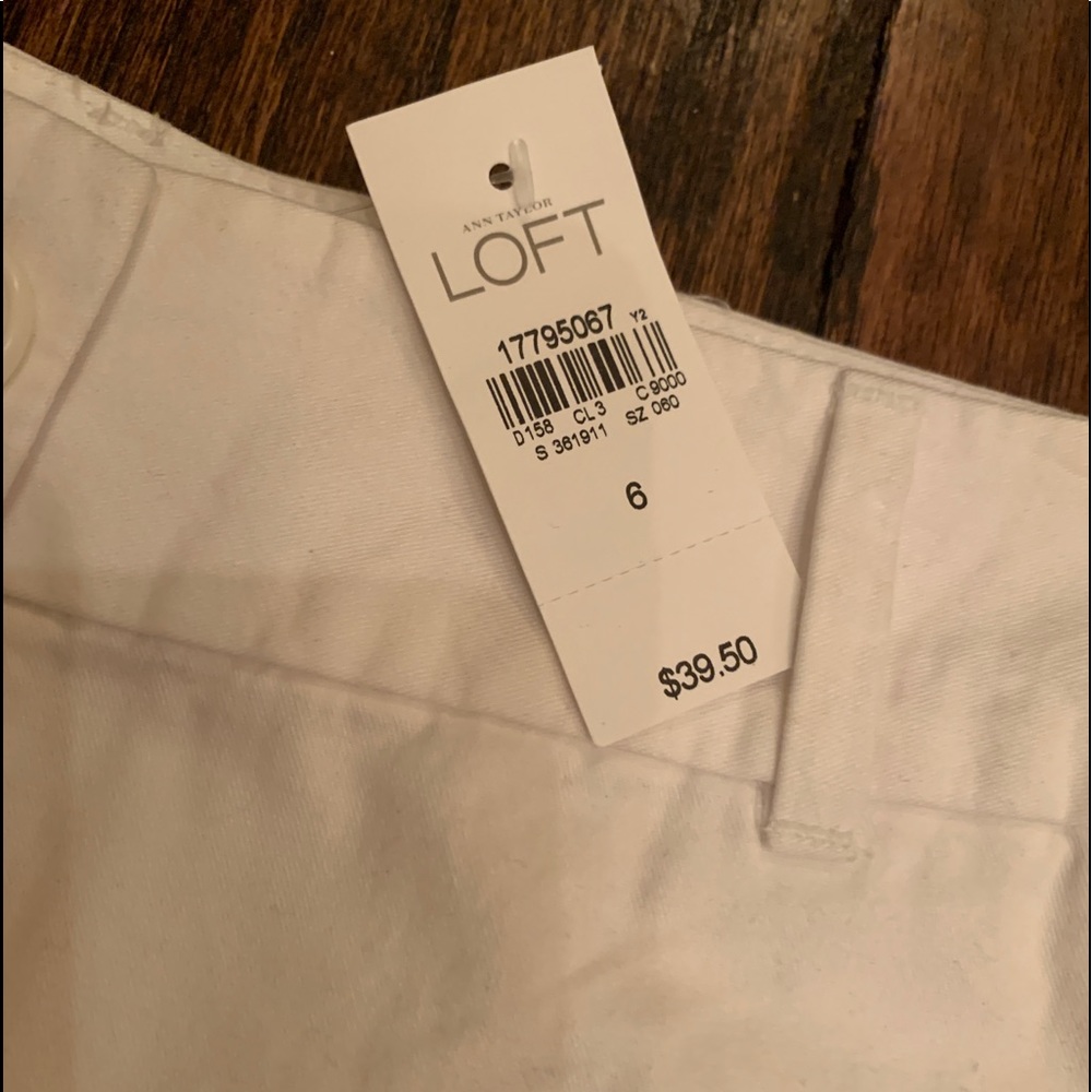White Loft Shorts